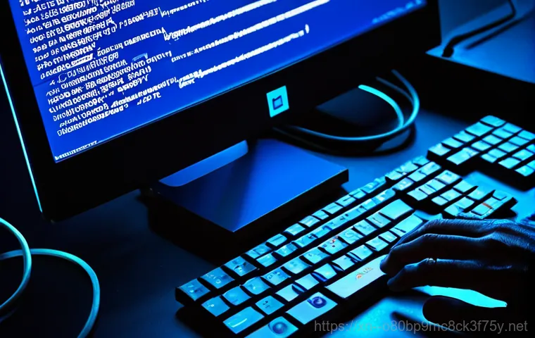 하사창동 BUGCODE_USB_DRIVER - Image 1 Prompt: The Sudden Blue Screen Crisis**