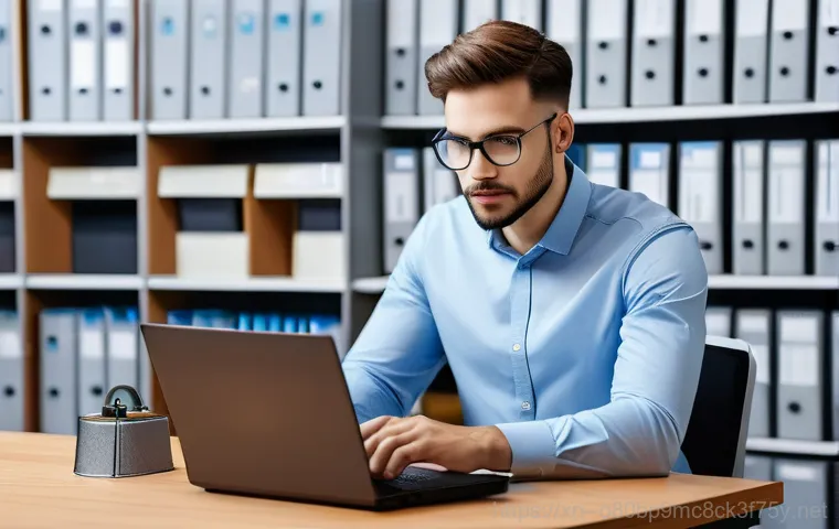 마포동 PFN_LIST_CORRUPT - **Blue Screen of Error Analysis:** A person, dressed in a long-sleeved casual shirt and dark trouser...