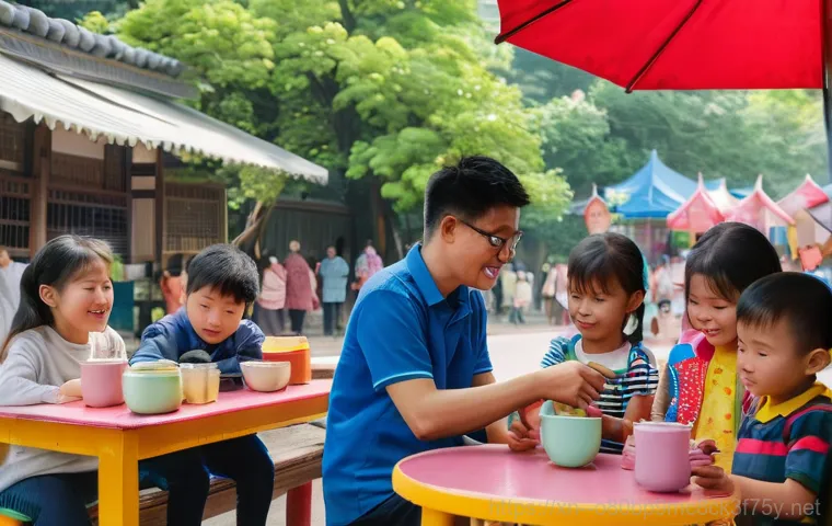 동패동 STATUS_STACK_OVERFLOW - **Prompt:** "A serene and peaceful scene depicting 'digital detox' in Dongpae-dong. In the foregroun...