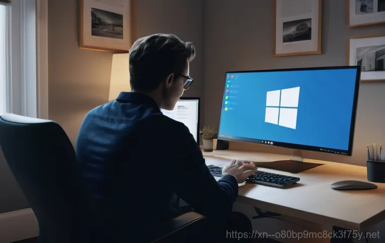 권선구 VIDEO_DRIVER_INIT_FAILURE - **Image Prompt 1: The Frustration of a Blue Screen**
    A young adult (18-25 years old) sitting in ...