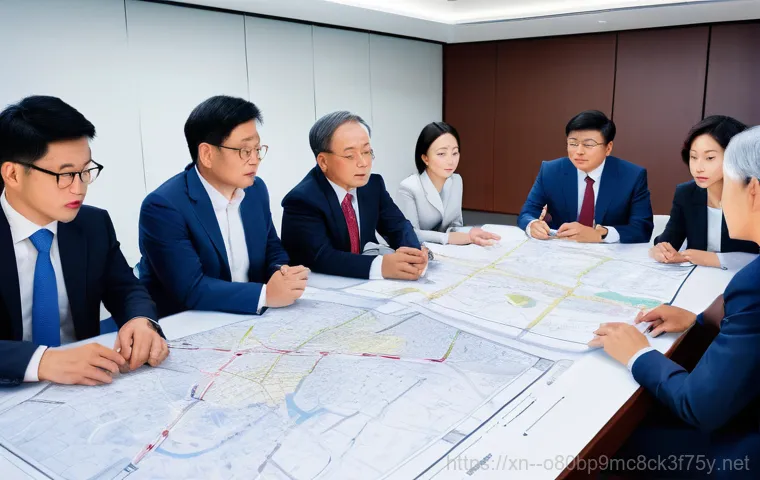 백석읍 STATUS_UNSUCCESSFUL - **Prompt:** A split image showcasing the contrast between initial optimistic development plans and t...