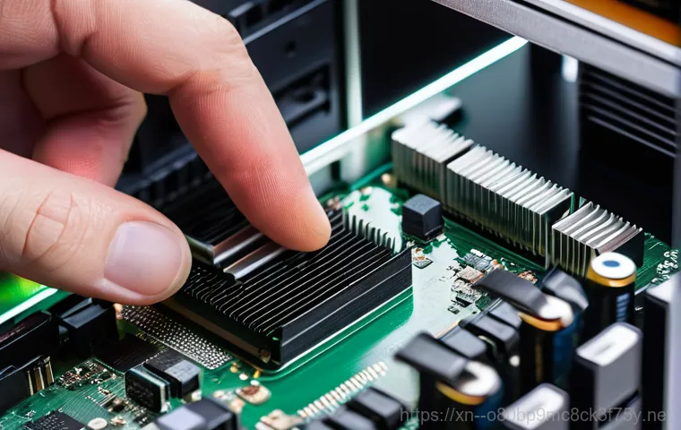 세마동 VGA조립 및 교체수리 - A professional computer repair technician, in their 40s, wearing a clean, branded work shirt and saf...