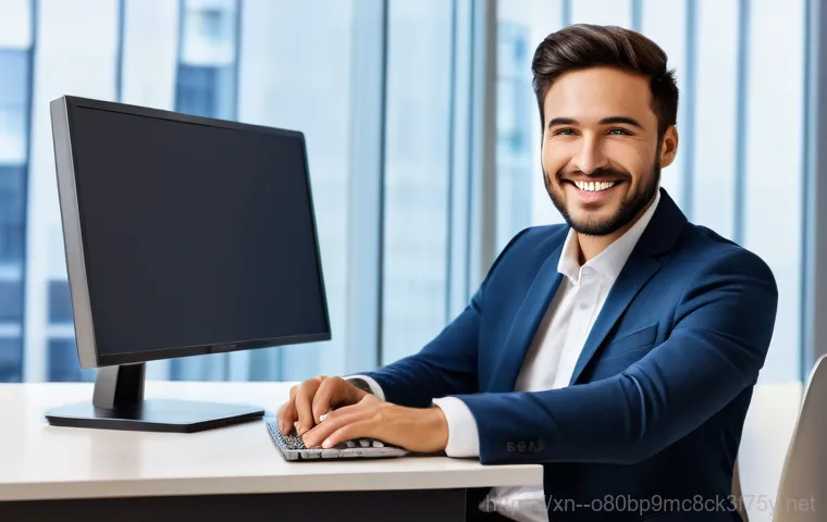 남방동 STATUS_INVALID_PARAMETER - A person in their early thirties, wearing everyday, clean attire, is actively troubleshooting a desk...