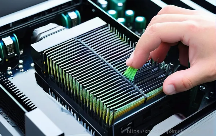 남구 팬돌다 멈춤 - **Prompt: The Hidden Threat of Dust - PC Overheating**
    A close-up, detailed view inside a deskto...