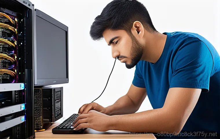 장지동 UNMOUNTABLE_BOOT_VOLUME - **Prompt:** A young professional, dressed in smart casual attire, sits at a modern desk, illuminated...