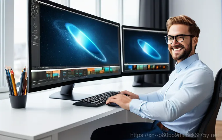 고양시 하드조립 및 교체수리 - A skilled computer technician, wearing a clean, professional uniform with a company logo, meticulous...