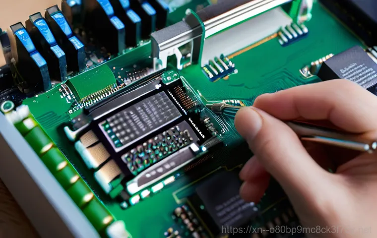 장남면 PAGE_TABLE_CORRUPT - **Prompt:** An abstract and ethereal visualization of a computer's internal architecture, focusing o...