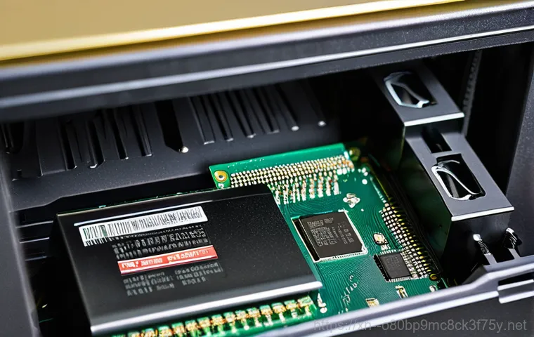 금이동 HARDWARE_MEMORY_FAILURE - **Image Prompt 2: Focused Diagnosis - Inside the PC**
    A close-up shot focusing on a person's han...