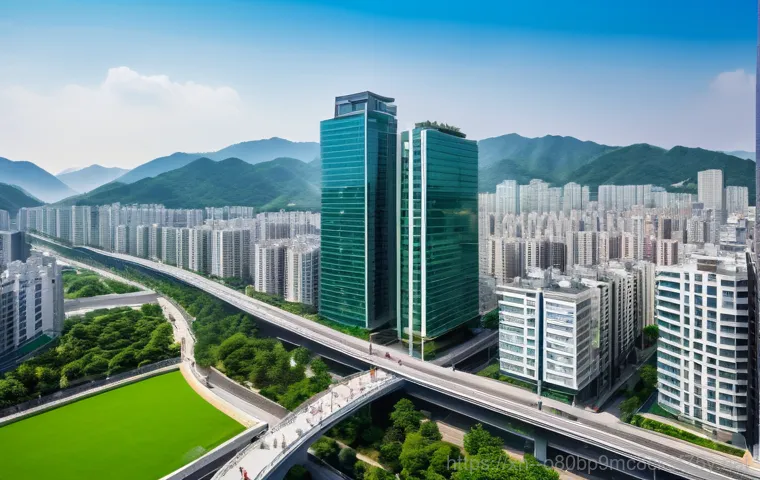 주암동 STATUS_IO_TIMEOUT - Prompt 1: Future Urban Landscape of Gwacheon Juaam-dong**