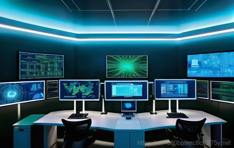 청계동 STATUS_PRIVILEGED_INSTRUCTION - **Prompt:** A dramatic and visually striking scene illustrating cyber security threats to a smart ci...