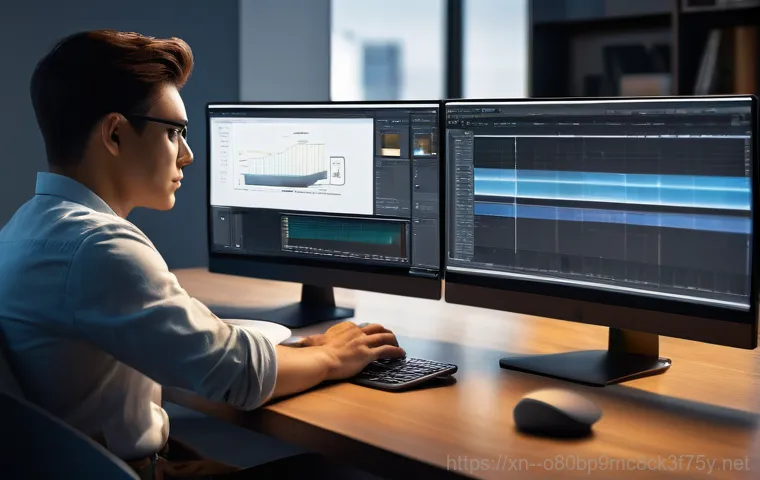 금석동 SESSION_HAS_NO_PAGEFILE - A close-up, high-tech shot of a solid-state drive (SSD) with intricate circuitry details. Subtle, gl...