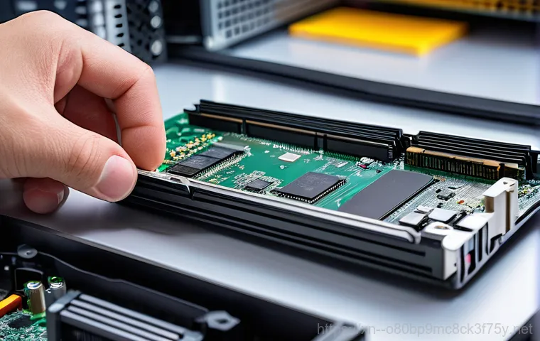 매교동 하드조립 및 교체수리 - **Efficient User Enjoying Fast SSD Performance:** A cheerful and focused person in their late twenti...
