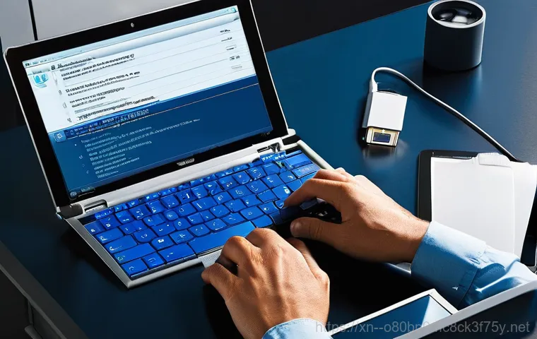 상갈동 윈도우7 windows7 재설치 포맷  초기화 - **Prompt 2: Digital Guardian - Securing Windows 7 Data**
    In a slightly dimly lit but focused wor...