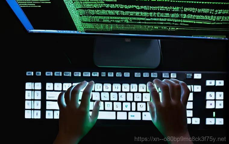 대방동 STATUS_SYSTEM_FILE_MISSING - **A person frustrated by a computer error:**
    Prompt: A close-up, medium shot of a young adult, p...