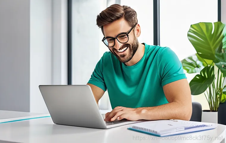 안녕동 노트북 laptop 출장방문수리점 - **Prompt 2: Professional On-Site Laptop Repair**
    In a well-lit, tidy living room of a modern hom...