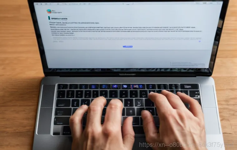 구월동 맥북프로 판매 및 수리 - A professional technician meticulously repairing a cracked screen on a modern MacBook Pro (M1/M2 mod...