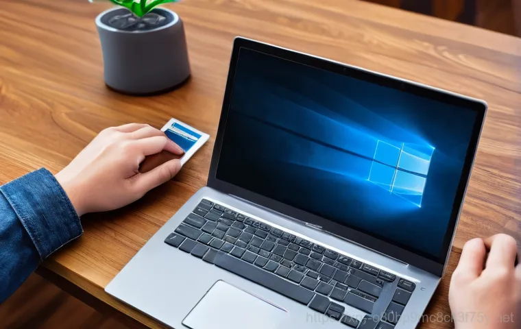 강상면 윈도우7 windows7 재설치 포맷  초기화 - **Prompt**: A split image contrasting a cluttered and slow Windows 7 desktop computer with a pristin...