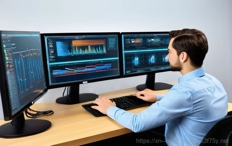 장안면 STATUS_KERNEL_HEAP_CORRUPTION - A young adult, dressed in a neat casual shirt, is carefully examining the open case of a desktop com...