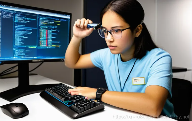 용강동 STATUS_RESOURCE_NOT_OWNED - **"The Dreaded Blue Screen"**: A person, mid-30s, male or female, with a look of extreme frustration...