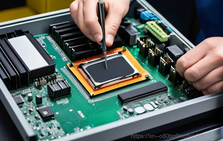 금광면 메모리조립 및 교체수리 - A vibrant split image depicting the stark contrast between slow and fast computer performance. On th...
