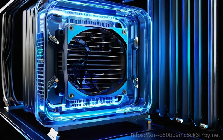 포천동 쿨러조립 및 교체수리 - **Prompt 1: Overheating Gaming PC and Concerned Gamer**
    A close-up shot of a modern, sleek gamin...