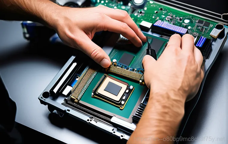 송산면 cpu조립 및 교체수리 - **Image Prompt 1: Frustration with a Slow, Overheating PC**
    A young adult, looking visibly frust...