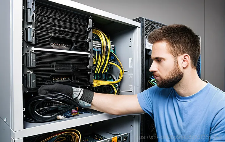 하계동 파워조립 및 교체수리 - **Image Prompt 2: Computer SOS - Signs of Power Failure**
    A split image focusing on the visual c...