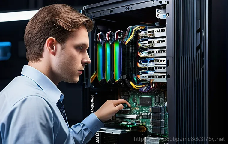사간동 PAGE_FAULT_IN_NONPAGED_AREA - **Prompt:** A close-up shot of a modern computer monitor displaying a bright blue screen with the "P...