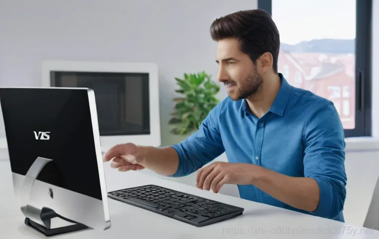 회덕동 윈도우8 windows8 재설치 포맷  초기화 - A frustrated person, appearing to be in their late 20s to early 30s, looking exasperated at a laptop...