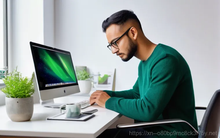 매산로 BUGCODE_USB_DRIVER - **Prompt:** A person, with a determined and focused expression, is meticulously inspecting the USB p...