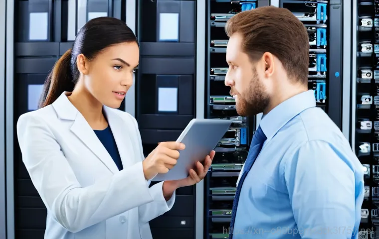 서종면 파일서버출장방문수리점 - **Image Prompt 2: Expert Technician Resolving a Server Issue On-Site**
    A close-up to medium shot...