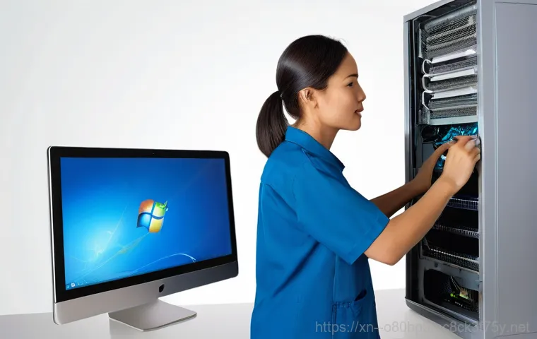 효창동 STATUS_KERNEL_POWER_FAILURE - **Prompt 2: Hardware Inspection for Power Failure**
    An adult, dressed in casual, clean clothing,...