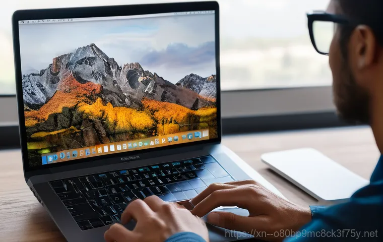 불로동 맥윈도우 부트캠프_bootcamp 재설치 포맷  초기화 - A close-up shot of an organized desk with a MacBook open, displaying the Boot Camp Assistant app int...