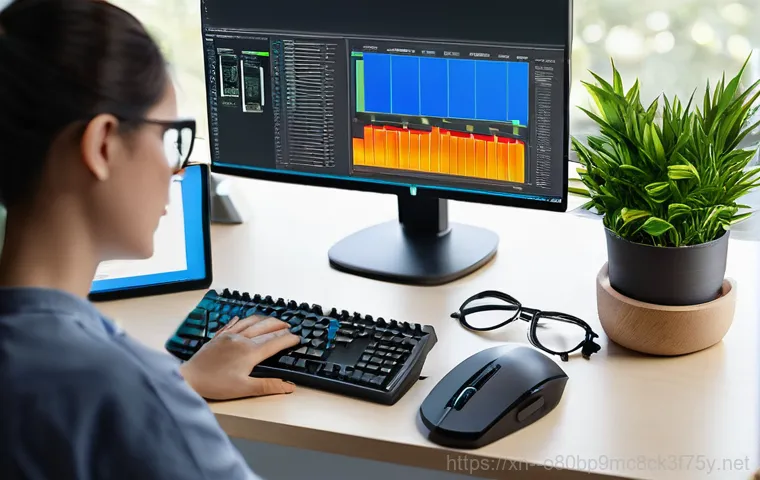 관동 STATUS_KERNEL_APC_PENDING - **Image Prompt 2: Focused Troubleshooting in Safe Mode**
    "A gender-neutral individual, around 30...