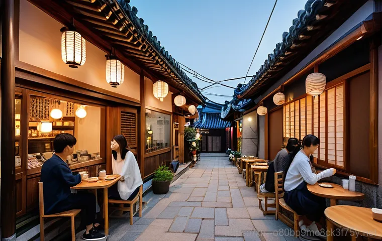 창신동 STATUS_INSUFFICIENT_RESOURCES - **Prompt 1:** A cinematic wide shot of a narrow, historic alleyway in Changsin-dong, South Korea. Th...