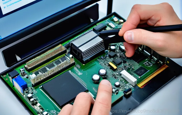 석촌동 컴퓨터멈춤 - **Image Prompt 1: The Frustration of a Frozen Computer**
    A close-up shot of an adult individual ...
