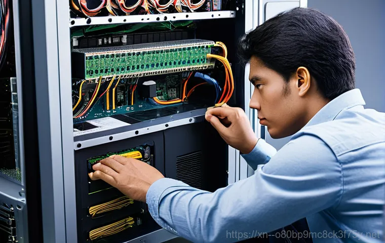 임학동 MACHINE_CHECK_EXCEPTION - **Prompt:** A person, appearing frustrated and shocked, stares at a computer monitor displaying a vi...