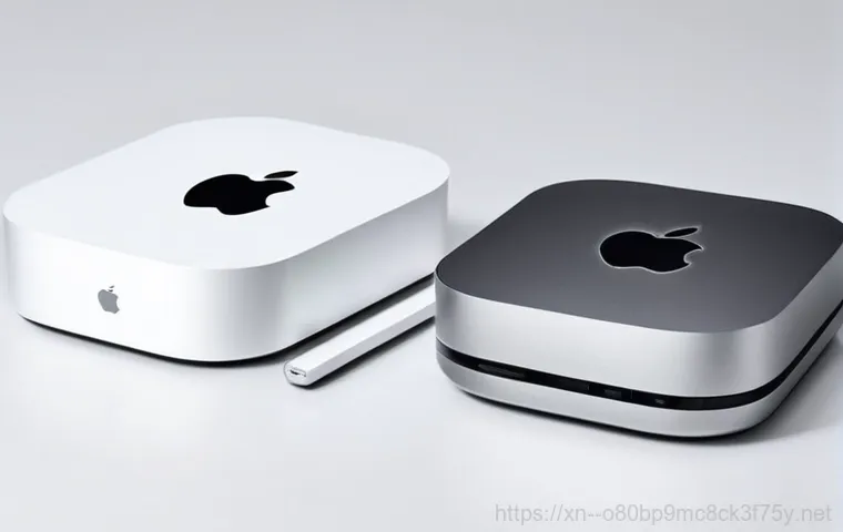 부산동 맥미니 판매 및 수리 - **Prompt 2: A skilled technician performing a Mac mini upgrade.**
    A close-up, highly detailed sh...