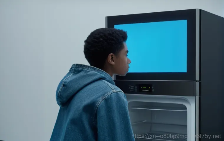 상산곡동 STATUS_PAGE_FAULT - Image Prompt 1: The Blue Screen Dilemma**