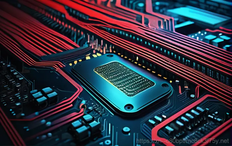 사노동 STATUS_KERNEL_MODULE_ACCESS_DENIED - In a clean, modern server room with holographic interfaces, a person (wearing a practical tech jumps...