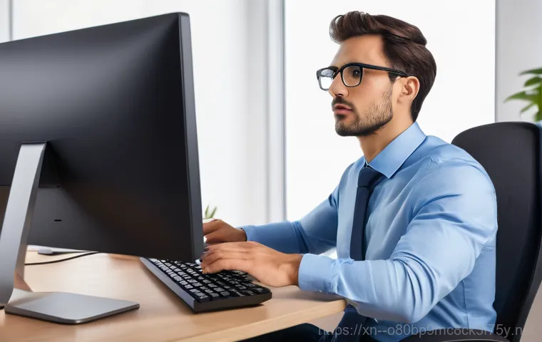 오남읍 DEVICE_DRIVER_MISMATCH - **Prompt:** A person, fully clothed in casual attire, stares wide-eyed at a computer screen displayi...