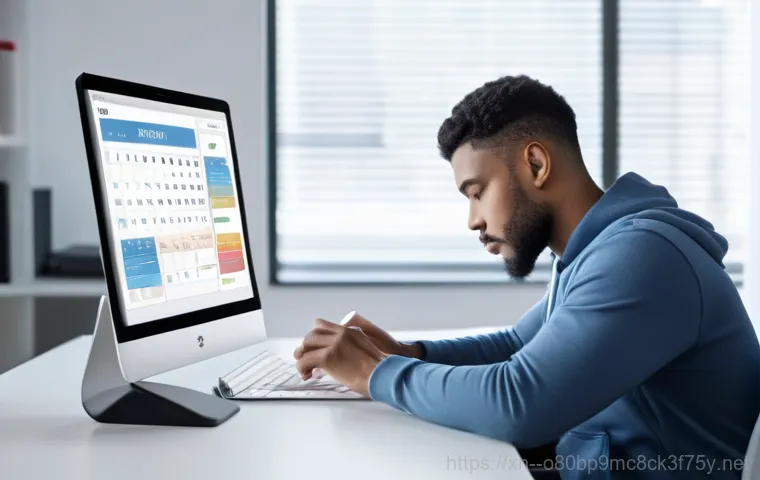 고강동 HARDWARE_FAILURE - **Proactive Computer Maintenance:** A bright, well-lit image featuring a person, early 30s, wearing ...