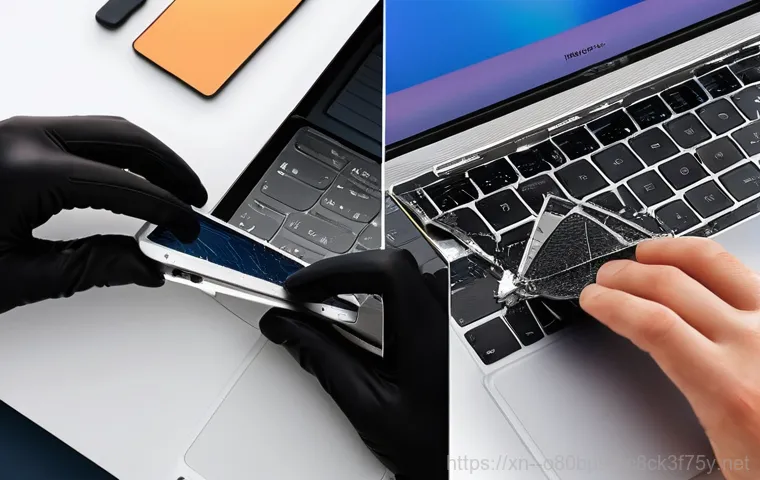 서창동 맥북에어 판매 및 수리 - **Prompt 1: Modern MacBook Repair Shop with Expert Technician**
    A bright, clean, and modern comp...