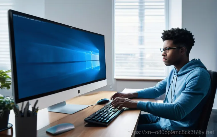 원시동 BUGCODE_USB_DRIVER - **Prompt:** A young adult, dressed in casual yet stylish attire, sits at a modern desk in a home off...
