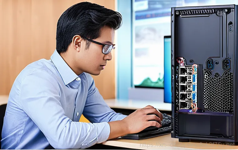 고현동 DRIVER_POWER_STATE_FAILURE - **Prompt 1: Initial Blue Screen Encounter**
    A young adult, perhaps a student or remote worker, i...