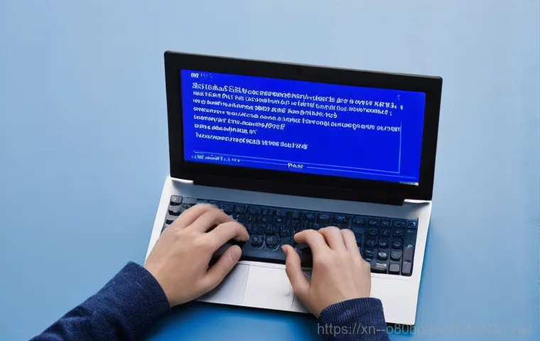 검산동 STATUS_KERNEL_BOOT_DRIVE_ERROR - A person in their late 20s, looking exasperated, sits in front of a computer monitor displaying a fr...