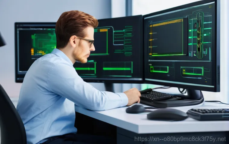 당주동 STATUS_KERNEL_THREAD_INTERRUPTED - **Prompt 1: Initial Panic and Abstract Error**
    "A person (gender-neutral, early 30s) sits in a d...