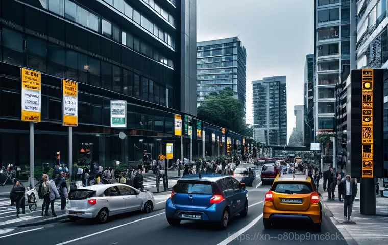원곡동 STATUS_MEMORY_VIOLATION - **"The Seamless Future: A Smart City in Harmony"**
    A wide-angle, vibrant, and futuristic depicti...