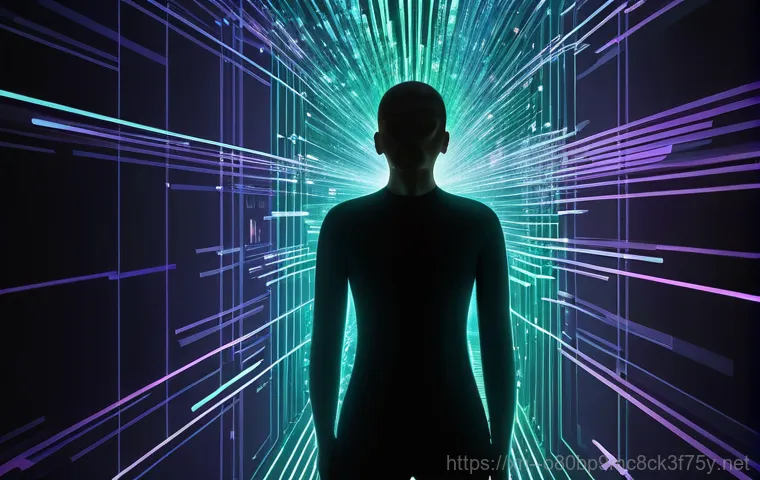 서패동 STATUS_STACK_UNDERFLOW - A person, appearing tech-savvy and focused, wearing a simple t-shirt and sensible trousers, is caref...