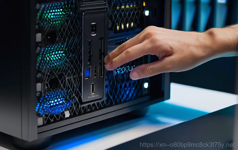 망우동 BUGCODE_USB_DRIVER - A person, mid-task at their desk in a dimly lit home office, suddenly freezes, their eyes wide with ...